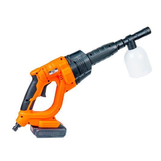 Pistola de Agua Tekno Home Inalámbrica a Presión 20V Naranja